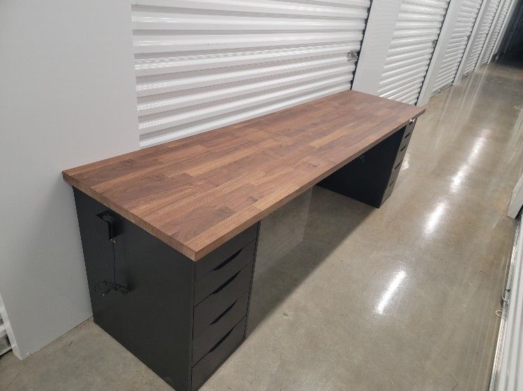 Large Computer Desk With Ikea Drawers