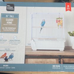 Cage And Light For Bird For Sale 