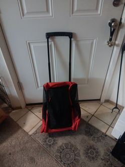 Shopping hand cart with bag
