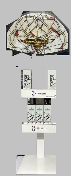 Hennessey basketball hoop display