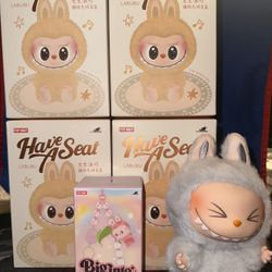 Have A Seat Labubu And Big Into Energy Phone Charm 