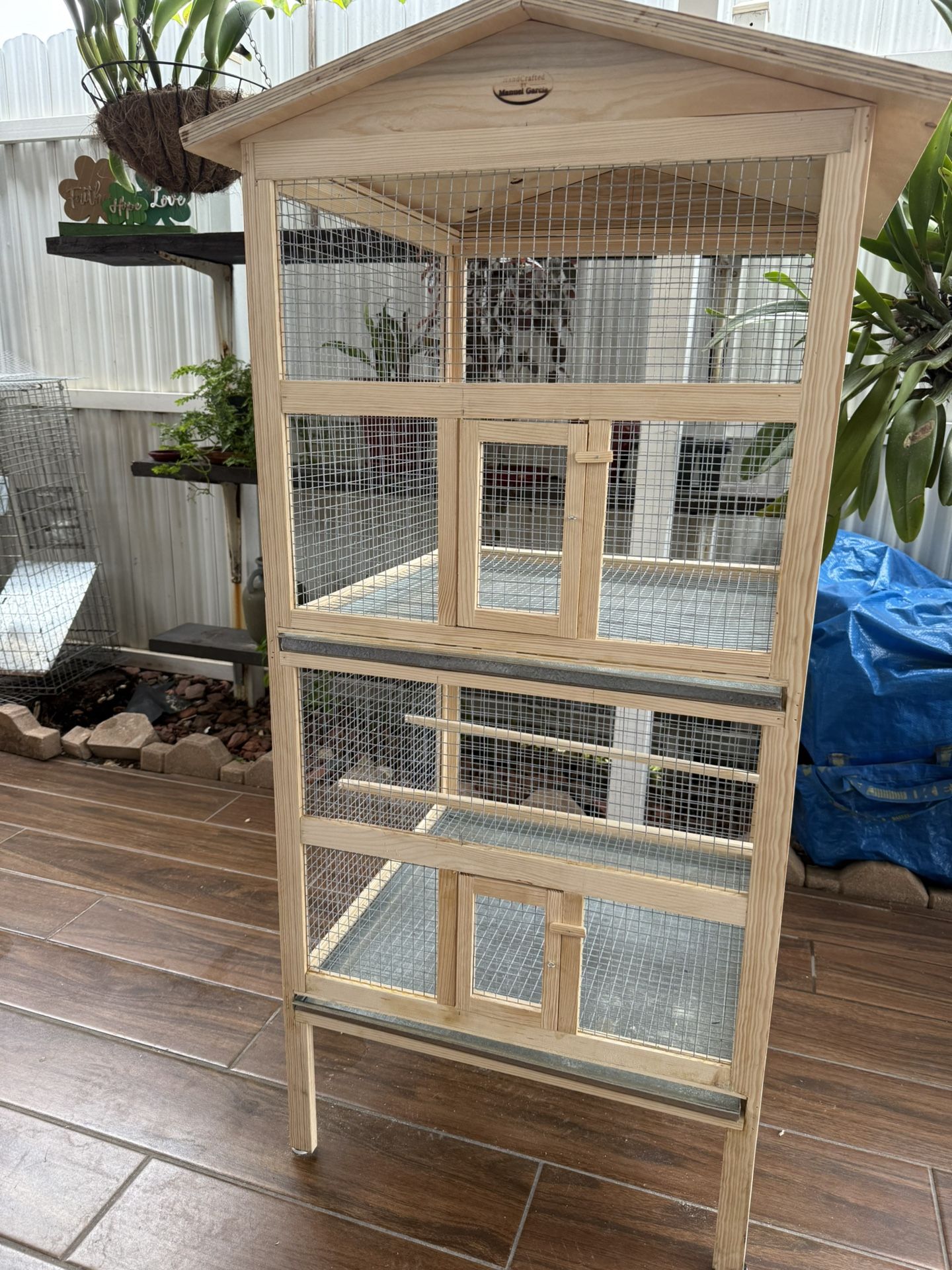 Pajarera De Madera Nueva