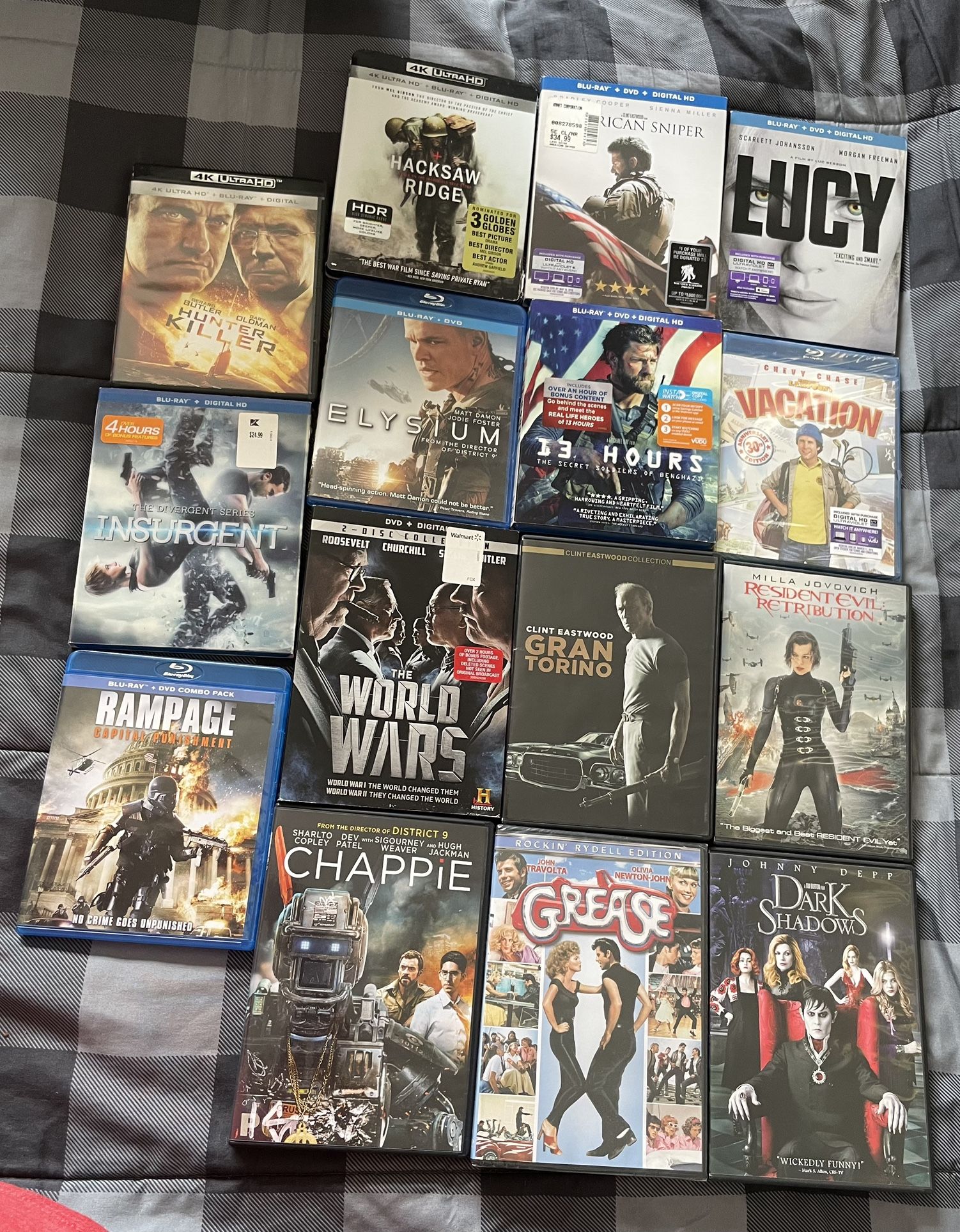 15 DVD’s