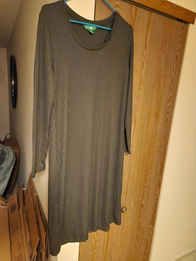 Dip brand women's long sleeve shirt dress 