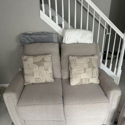 Power Recliners. One Love Seat And One Sofa 