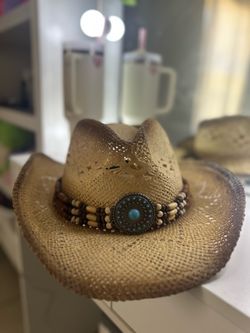 Summer straw, cowboy girl hat