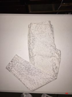White Cheetah Guess Skinny Jeans