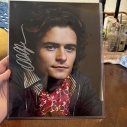 Autographed Orlando Bloom Photo 