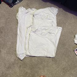 3 White Tees