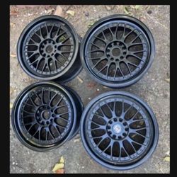 4 - 18x8.5 5x114.3 5x4.5 5x100 5x3.94 Wrx Crosstrek Infiniti G35 G37 Q50 Q60 350z Altima Civic Kia Accord Camry Wheels Rims !!!!!!!!!!!!