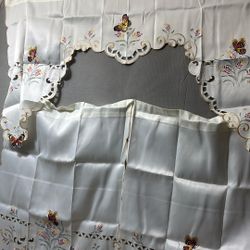 Kitchen Window Curtain Brand New Creamy Color