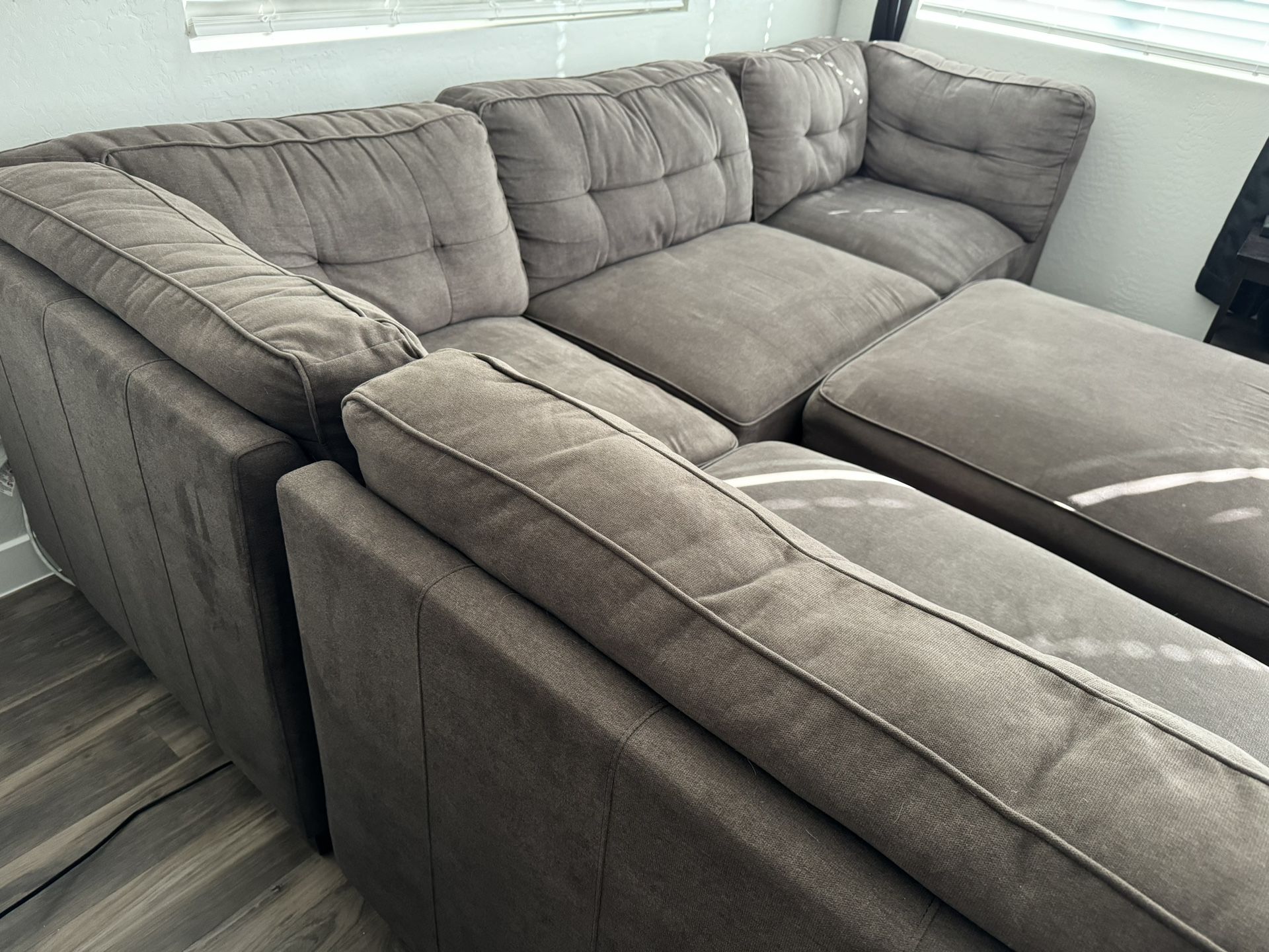 Gray/ brown Sectional Couch for Sale in Phoenix, AZ OfferUp