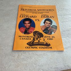 Leonard Vs. Duran Fight In Montreal