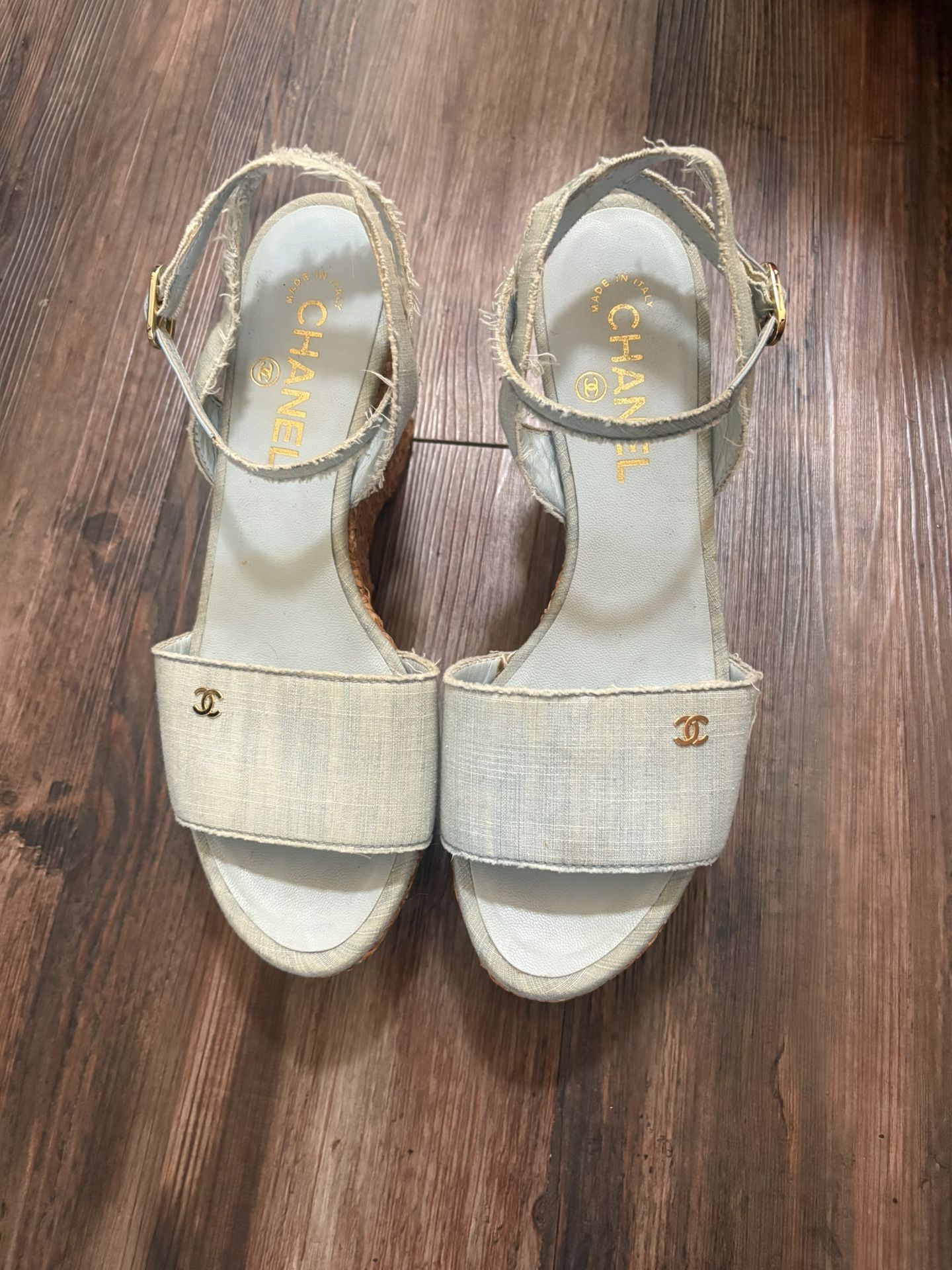 Chanel Denim Sandals