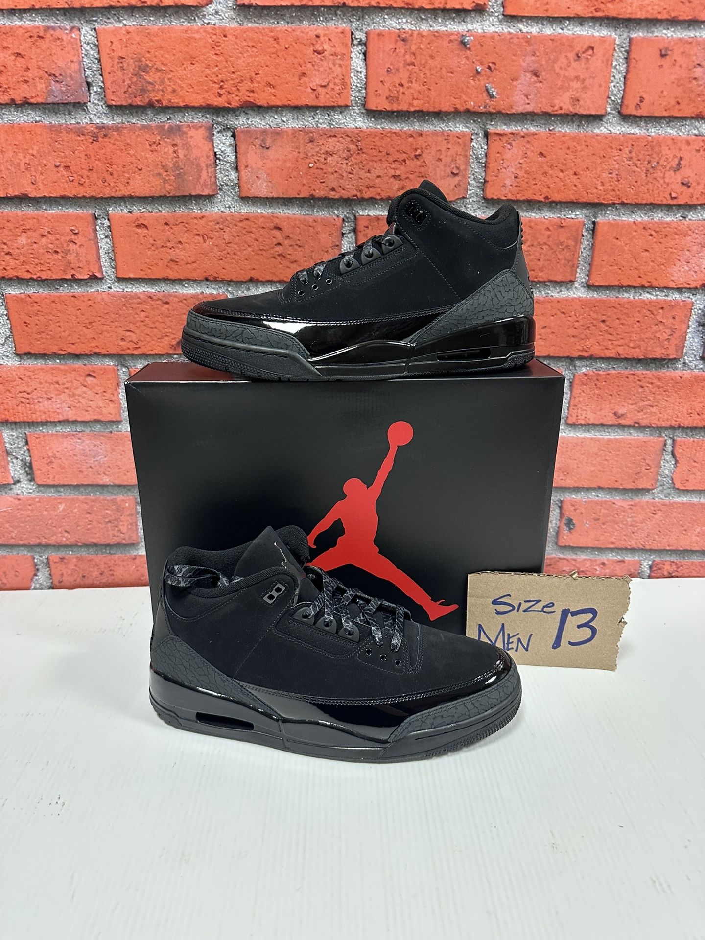 Nike Air Jordan 3 Retro ‘Black Cat’ Size 13