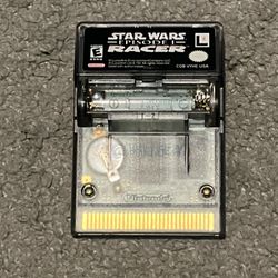 Star Wars Episode I Racer Game Boy Color Game Cartridge No Battery Cover Tested