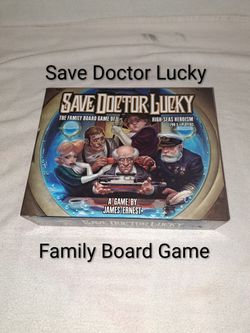 Save Doctor Lucky Family Board Game In Excellent New Condition (Is Complete Nothing Missing)