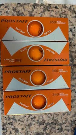 Brand new wilson pro staff orange golf balls