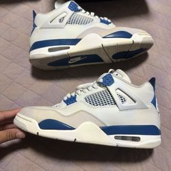 Jordan 4 Military Blue With box