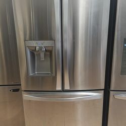 REFRIGERATOR KENMORE 3 DOORS STAINLESS STEEL ☃️FREE DELIVERY ☃️