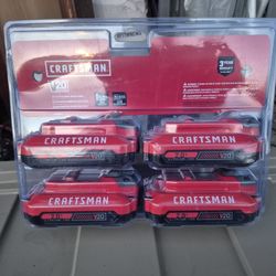 NEW// CMC 8202-4 // 4 pack 2.0AH Craftsman Battery 