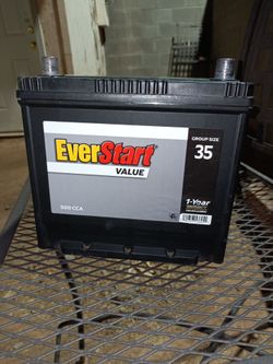 Everstart car battery top post
