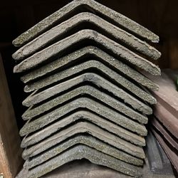 2 Sided Concrete roof tile Hip / Ridge Trim caps