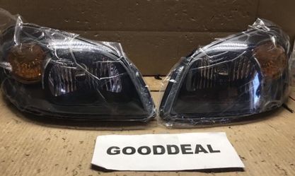 #OH95 FIT 2005-2010 Chevy Amerilite Halogen Headlight Head Lights Pair Set