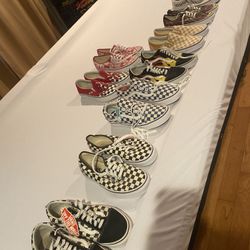 Vans Shoe Lot