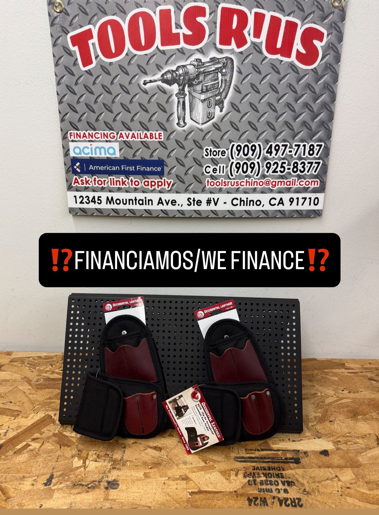 8578 OCCIDENTAL LEATHER Clip On Stronghold Essentials Gear Pocket(EACH)**(FINANCIAMOS/WE FINANCE)**