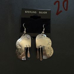 Sterling silver earrings