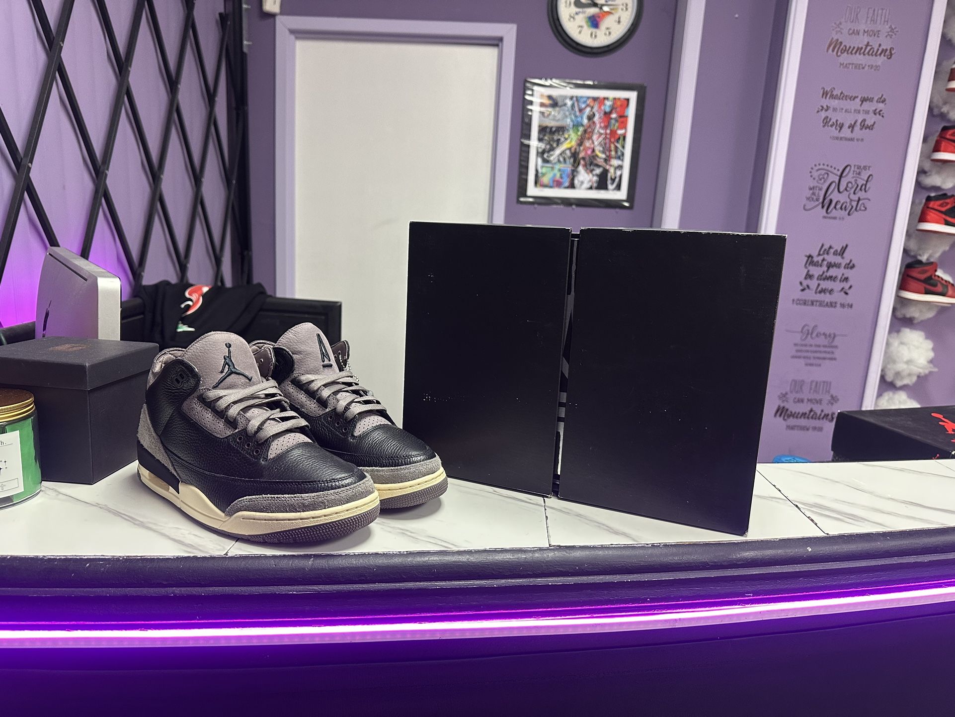 Jordan 3 A Ma Maniere Black