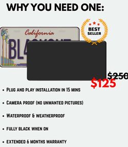 License Plate Cover
