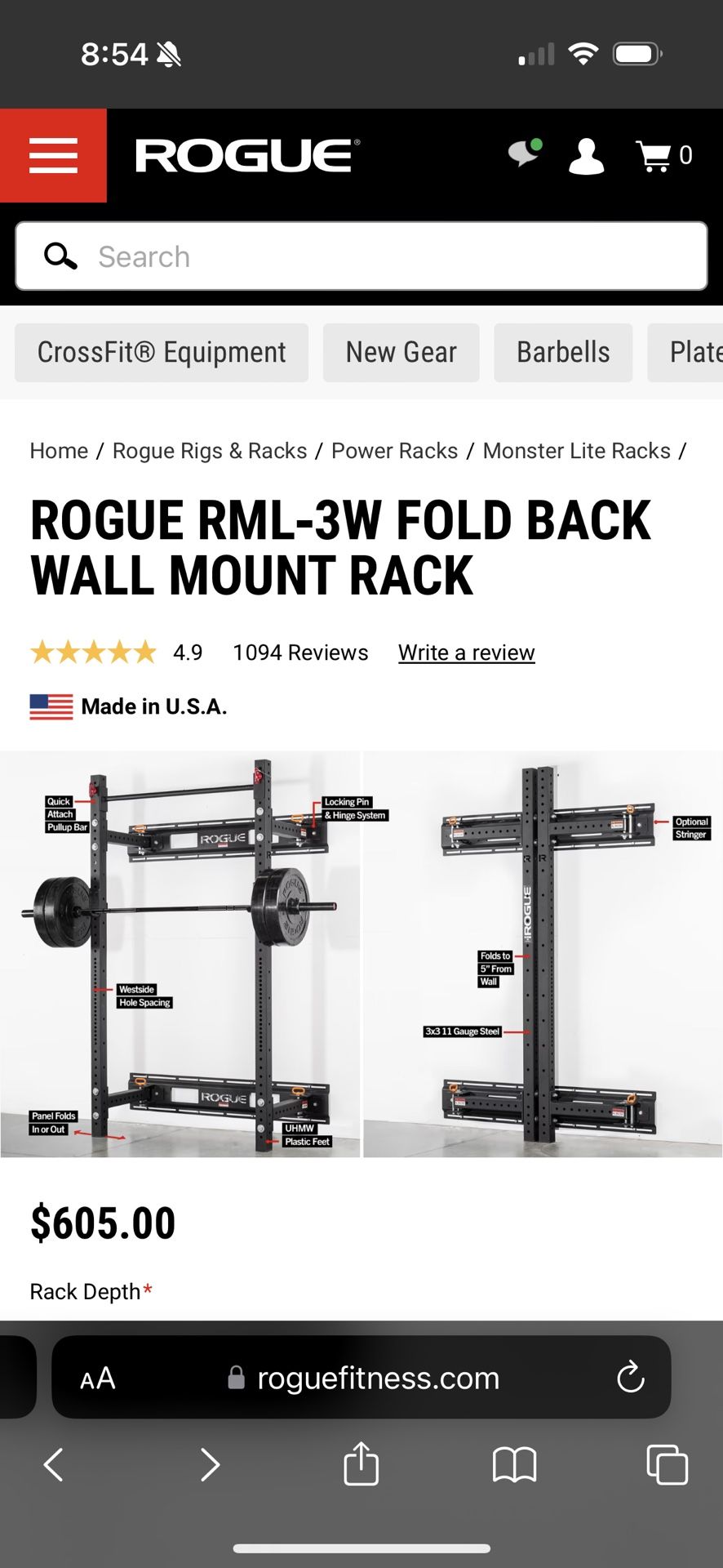 Monster Lite Rogue Folding Rack Dimensions Rogue Folding Squat Rack