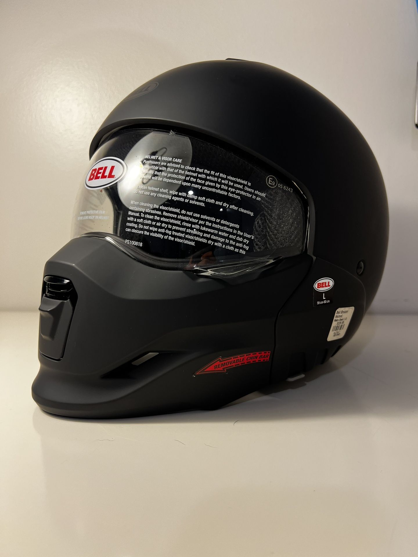 BELL BROOZER HELMET Matte Black Large NEW