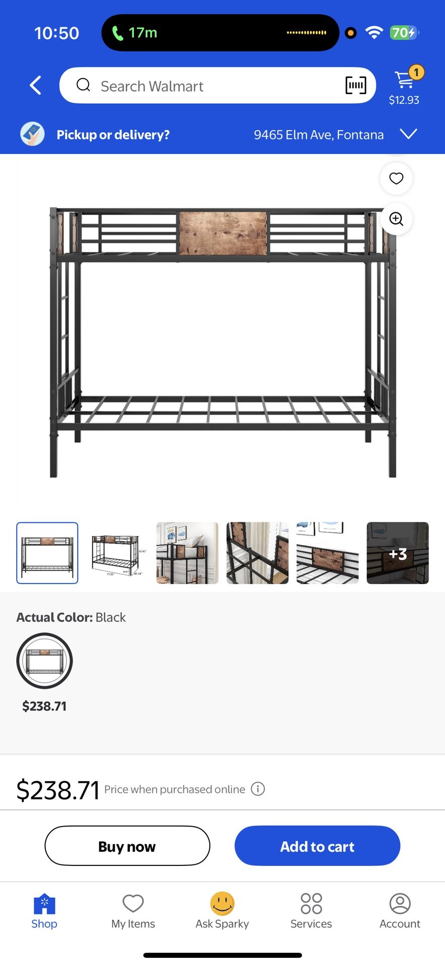 Metal Bunk Bed Twin