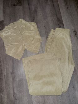 Flare pants / tube top set