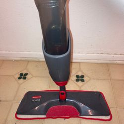 Rubbermaid Reveal Spray Microfiber Floor Mop, Cedar Poly Whist