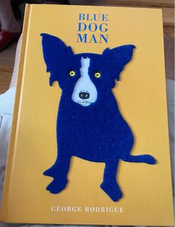 Blue Dog Man book-$40