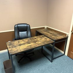 Wooden desks
