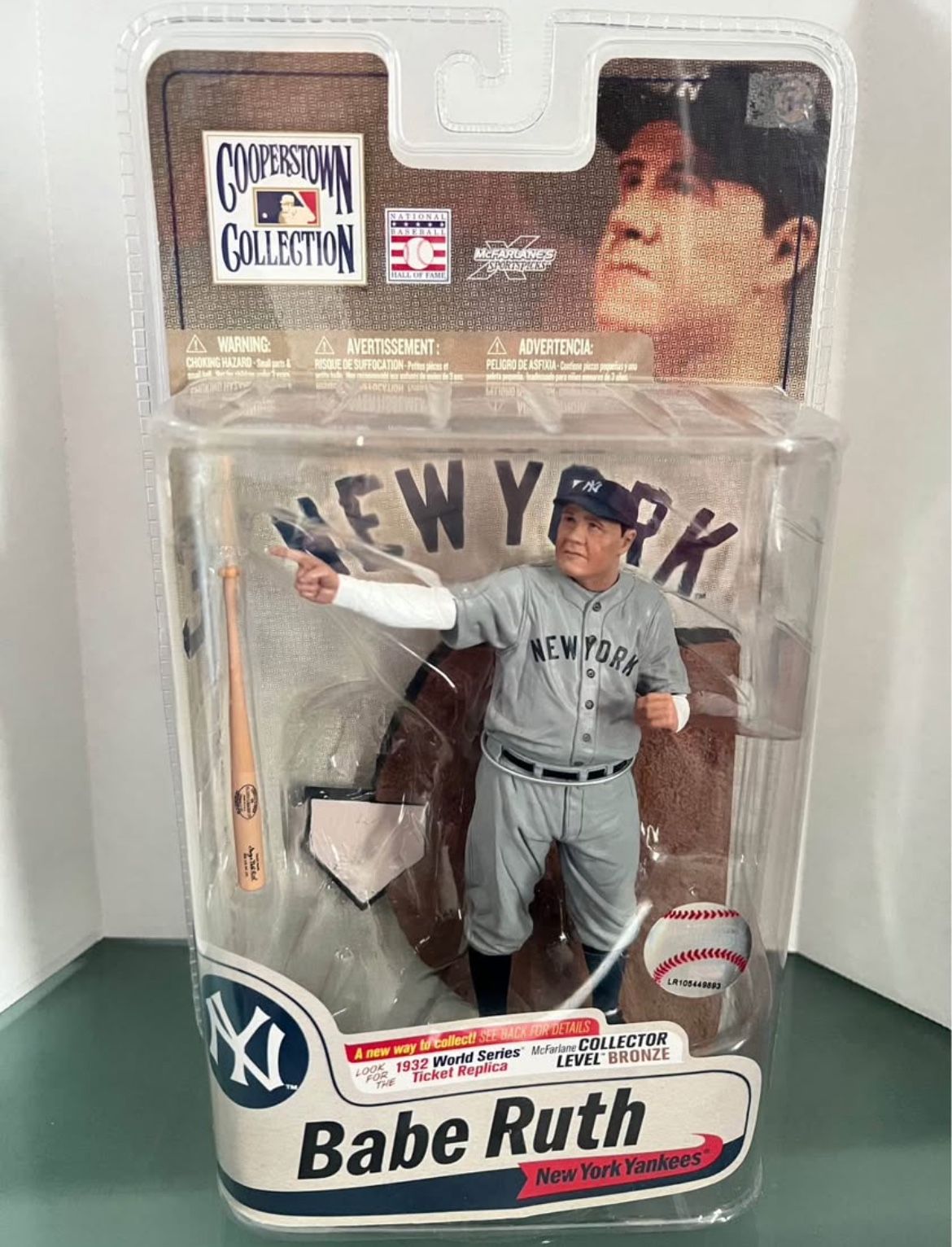 McFarlane MLB Coopertown Collection New York Yankees Babe Ruth Figure