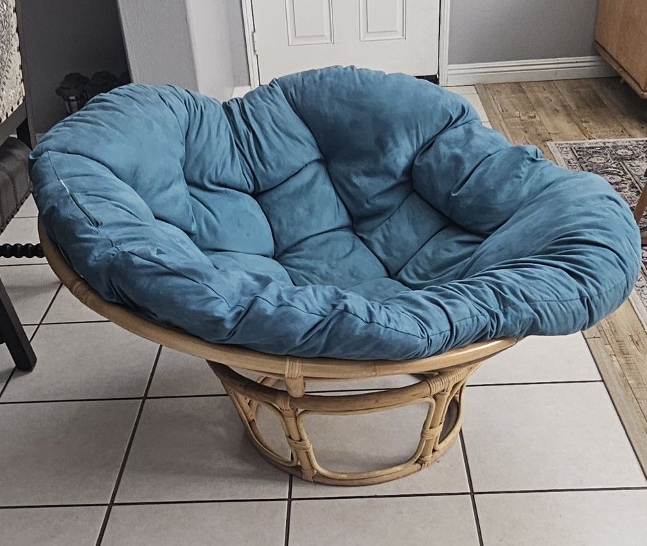 Bamboo Papasan Lounge Chair