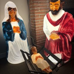 Large 40 Inch General Foam Blow Molds The Holy Family 