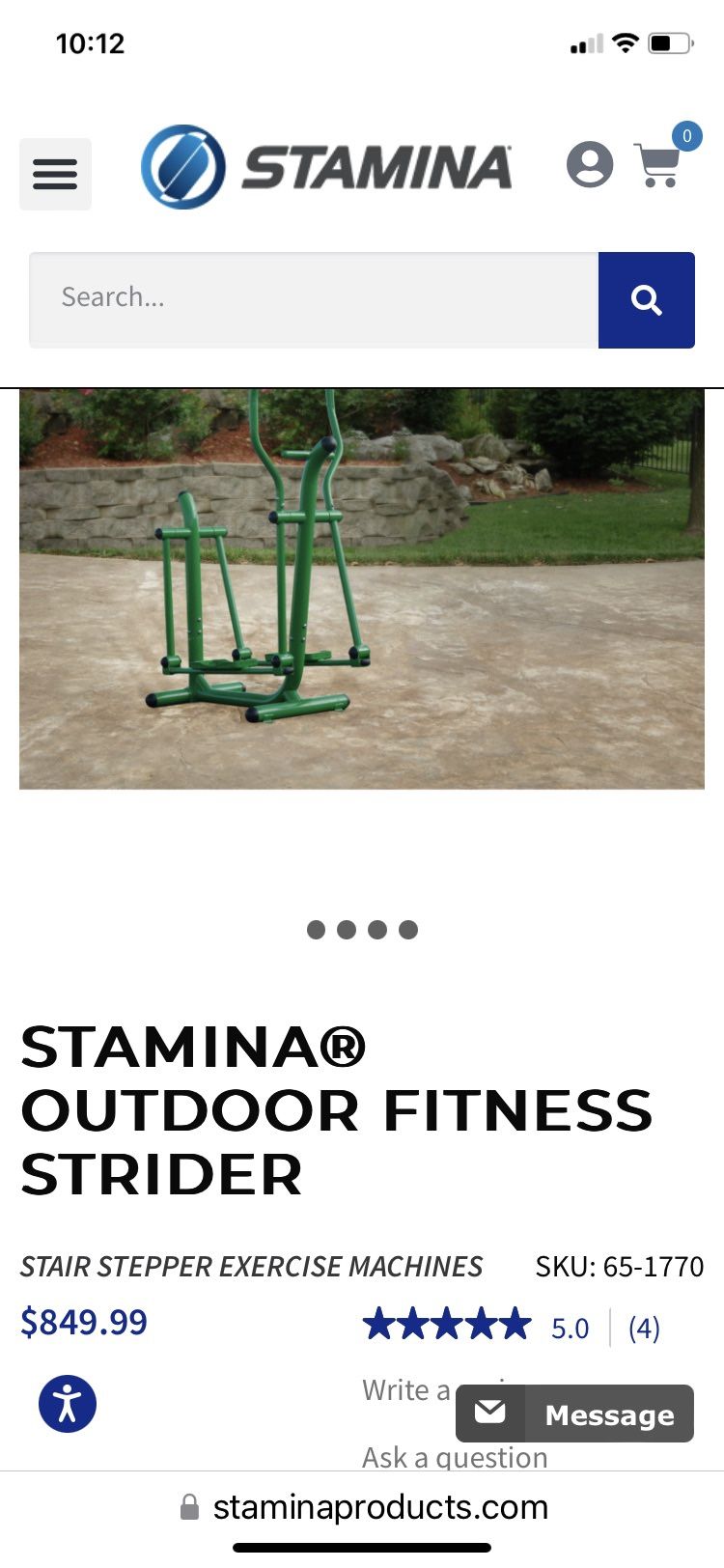 Commercial Outdoor Elliptical Glider