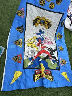 Vintage Power Ranger Blanket 