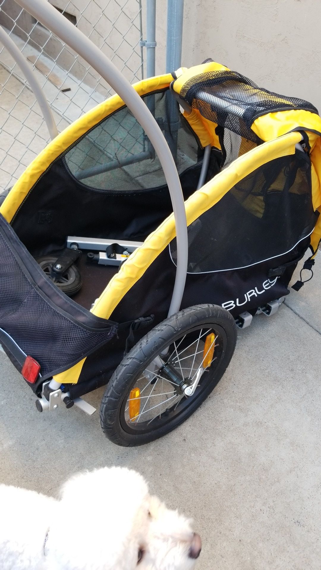 PRICE LOWERED Burley dog stroller/bike attachment