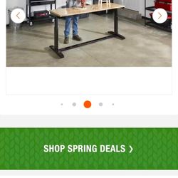 NEW IN BOX WORK BENCH ADJUSTABLE HEIGHT