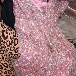 Floral Short Dress Size Small