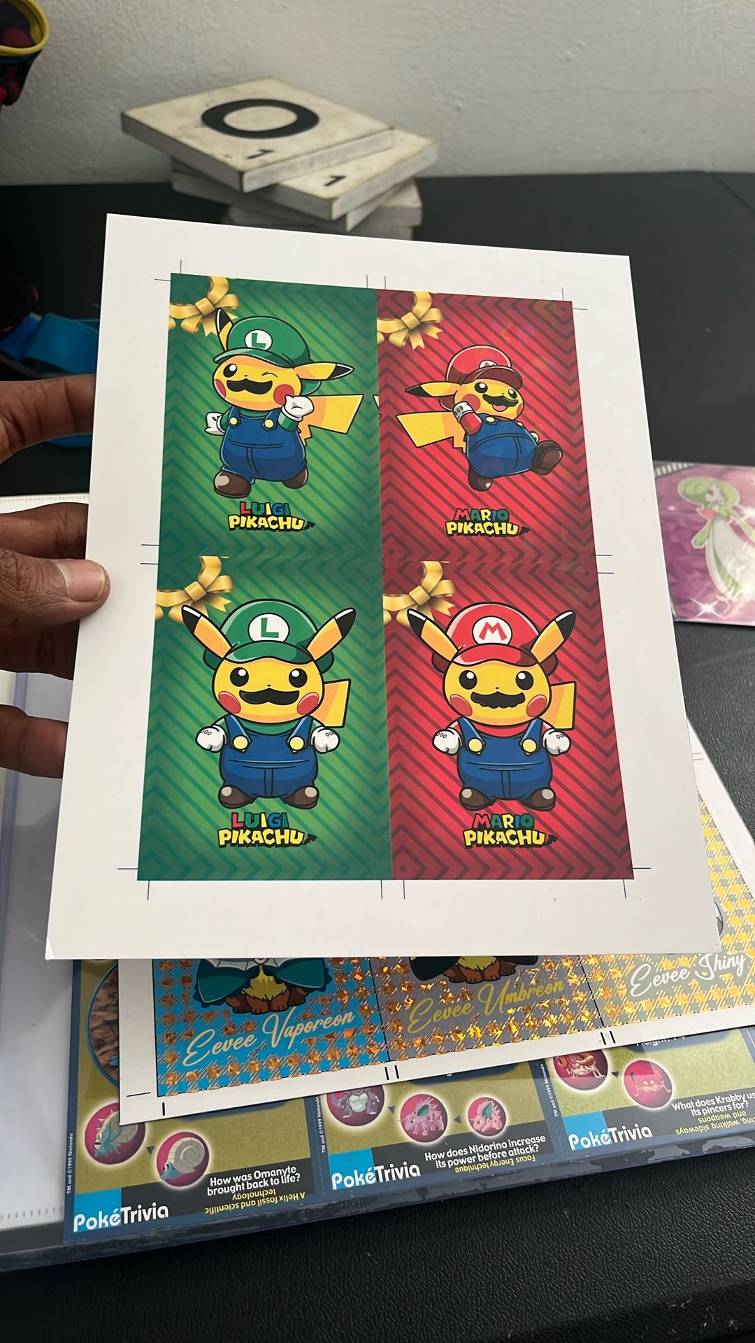 Mario And Luigi Pikachu Uncut Sheet 