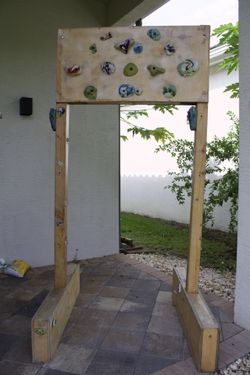 Rock Climbing Training Hanging